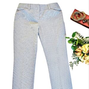Amanda +Chelsea Women's Trousers Size 6 Black White Dress Suit Pants Office
